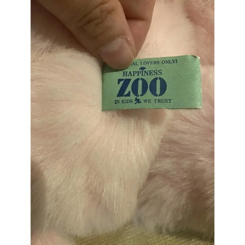 Vintage Happiness Zoo Pink‎ White Bunny Rabbit 25 inches Floppy Ears